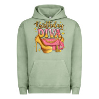 Pigment Oil Green birthday diva pink and gold glitter Urban Hoodie - LillyAllenDesigns