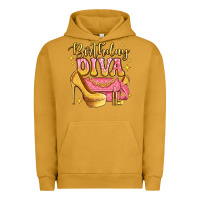 Pigment Peanut Butter birthday diva pink and gold glitter Urban Hoodie - LillyAllenDesigns