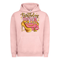 Pigment Salmon birthday diva pink and gold glitter Urban Hoodie - LillyAllenDesigns