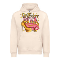 Sandshell birthday diva pink and gold glitter Urban Hoodie - LillyAllenDesigns