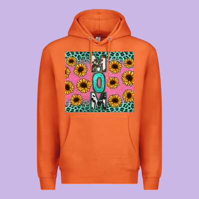 Mom Sunflower Glitter Premium Hoodie Designed By Cowgirlartshop