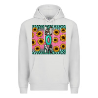 Dove Grey Mom sunflower glitter Premium Hoodie - CowGirlArtShop
