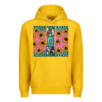 Lemon Mom sunflower glitter Premium Hoodie - CowGirlArtShop