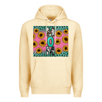 Pina Colada Mom sunflower glitter Premium Hoodie - CowGirlArtShop