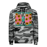 Slate Camo Mom sunflower glitter Premium Hoodie - CowGirlArtShop
