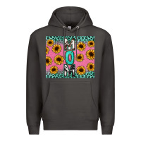 Smoke Mom sunflower glitter Premium Hoodie - CowGirlArtShop