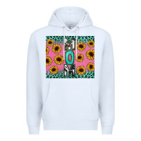 White Mom sunflower glitter Premium Hoodie - CowGirlArtShop