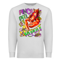 Dove Grey pinch peel eat repeat mardi gras olivia Premium Sweatshirt - OliviaCreatesArt