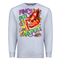 Pinch Peel Eat Repeat Mardi Gras Olivia Premium Sweatshirt | Teevron