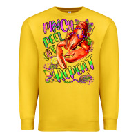 Lemon pinch peel eat repeat mardi gras olivia Premium Sweatshirt - OliviaCreatesArt
