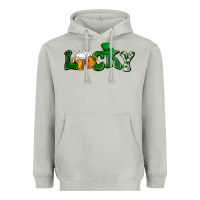 Moon Dust Lucky with beer St. Patricks day Heavyweight Hoodie - HowdyJamesFarm