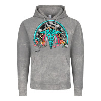 Cloud Rock nurse rainbow Vintage Hoodie - NancyCooperArtShop