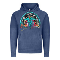 Vintage Denim nurse rainbow Vintage Hoodie - NancyCooperArtShop