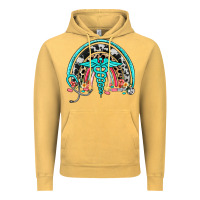 Vintage Mustard nurse rainbow Vintage Hoodie - NancyCooperArtShop