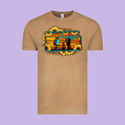 Kansas Owl Sunset Sunflower Map Vintage Tee Designed By Jahusdesignshop