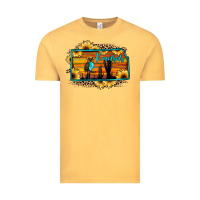 Vintage Mustard kansas owl sunset sunflower map Vintage Tee - JahusDesignShop
