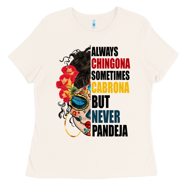 Always Chingona Sugar Skull Ladies Tee by BundleAndBundleShop | Teevron