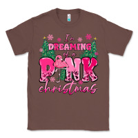 Chestnut i'm dreaming of a pink christmas flamingo Classic Tee - MaliasSmallBusiness