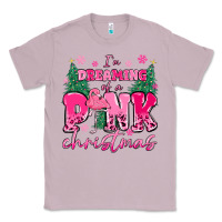 Lilac i'm dreaming of a pink christmas flamingo Classic Tee - MaliasSmallBusiness