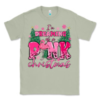 Matcha i'm dreaming of a pink christmas flamingo Classic Tee - MaliasSmallBusiness