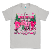 Moon Dust i'm dreaming of a pink christmas flamingo Classic Tee - MaliasSmallBusiness