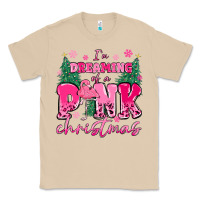 Mushroom i'm dreaming of a pink christmas flamingo Classic Tee - MaliasSmallBusiness