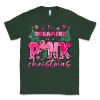 Sports Green i'm dreaming of a pink christmas flamingo Classic Tee - MaliasSmallBusiness