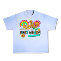 Grape Ice hello first grade Urban Heavy Tee - NancyCooperArtShop