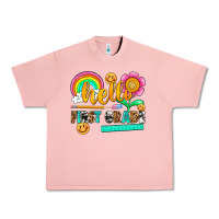 Salmon hello first grade Urban Heavy Tee - NancyCooperArtShop