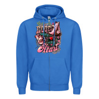 True Royal Boots never broke my heart Zipper Hoodie - HowdyJamesFarm
