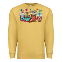 Antique Gold mexico fiesta coffee cups Premium Sweatshirt - OliviaCreatesArt