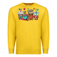 Lemon mexico fiesta coffee cups Premium Sweatshirt - OliviaCreatesArt
