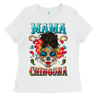 White mama chingona Ladies Tee - BundleAndBundleShop