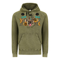 Vintage Olive western pug mom Vintage Hoodie - RanaPortraitStore