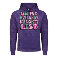 Cloud Purple on my husband's naughty list Vintage Hoodie - MaliasSmallBusiness