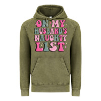 Vintage Olive on my husband's naughty list Vintage Hoodie - MaliasSmallBusiness