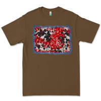 Cacao bandana cowhide denim background Premium Tee - AdoDesignShop