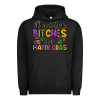 Pigment Black bead up bitches it s mardi gras Urban Hoodie - LillyAllenDesigns