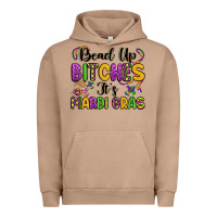 Pigment Burro bead up bitches it s mardi gras Urban Hoodie - LillyAllenDesigns