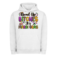 Pigment Lunar Rock bead up bitches it s mardi gras Urban Hoodie - LillyAllenDesigns