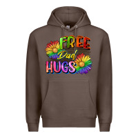 Coffee Free dad hugs Premium Hoodie - CowGirlArtShop