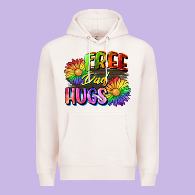 Free Dad Hugs Premium Hoodie Designed By Cowgirlartshop