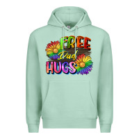 Seafoam Free dad hugs Premium Hoodie - CowGirlArtShop