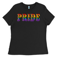 Black pride lgbtq glitter Ladies Tee - Artiststas