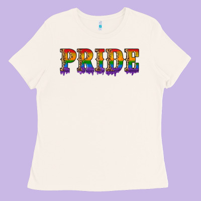 Pride Lgbtq Glitter Ladies Tee Designed By Artiststas