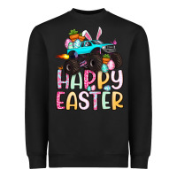 Black monster truck happy easter Heavyweight Sweatshirt - Artiststas