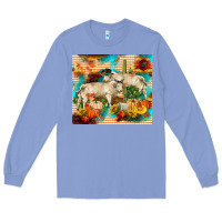 Colony Blue fall charolais bulls Long Sleeve Tee - RanaPortraitStore