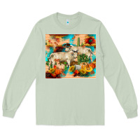 Matcha fall charolais bulls Long Sleeve Tee - RanaPortraitStore