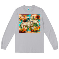 Moon Dust fall charolais bulls Long Sleeve Tee - RanaPortraitStore
