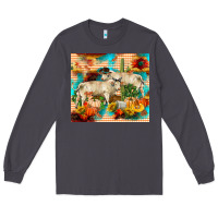 Smoke fall charolais bulls Long Sleeve Tee - RanaPortraitStore